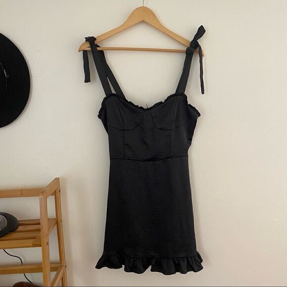 Audrey 3+1 Black Bustier Dress in "Sweetie" Size Medium - Picture 2 of 13